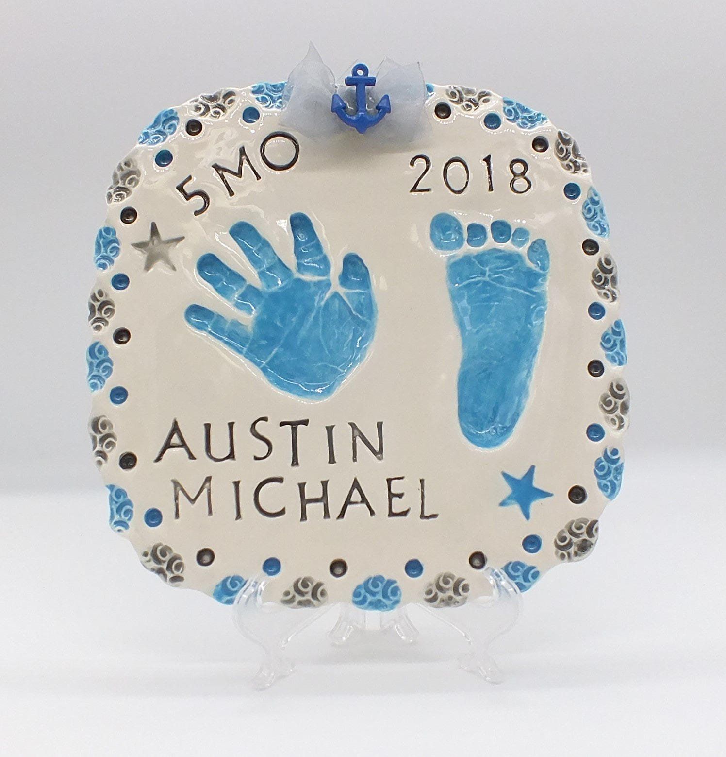 Austin Michael 2018 Handprint And Footprint — Norco, CA — Little Bitty Prints