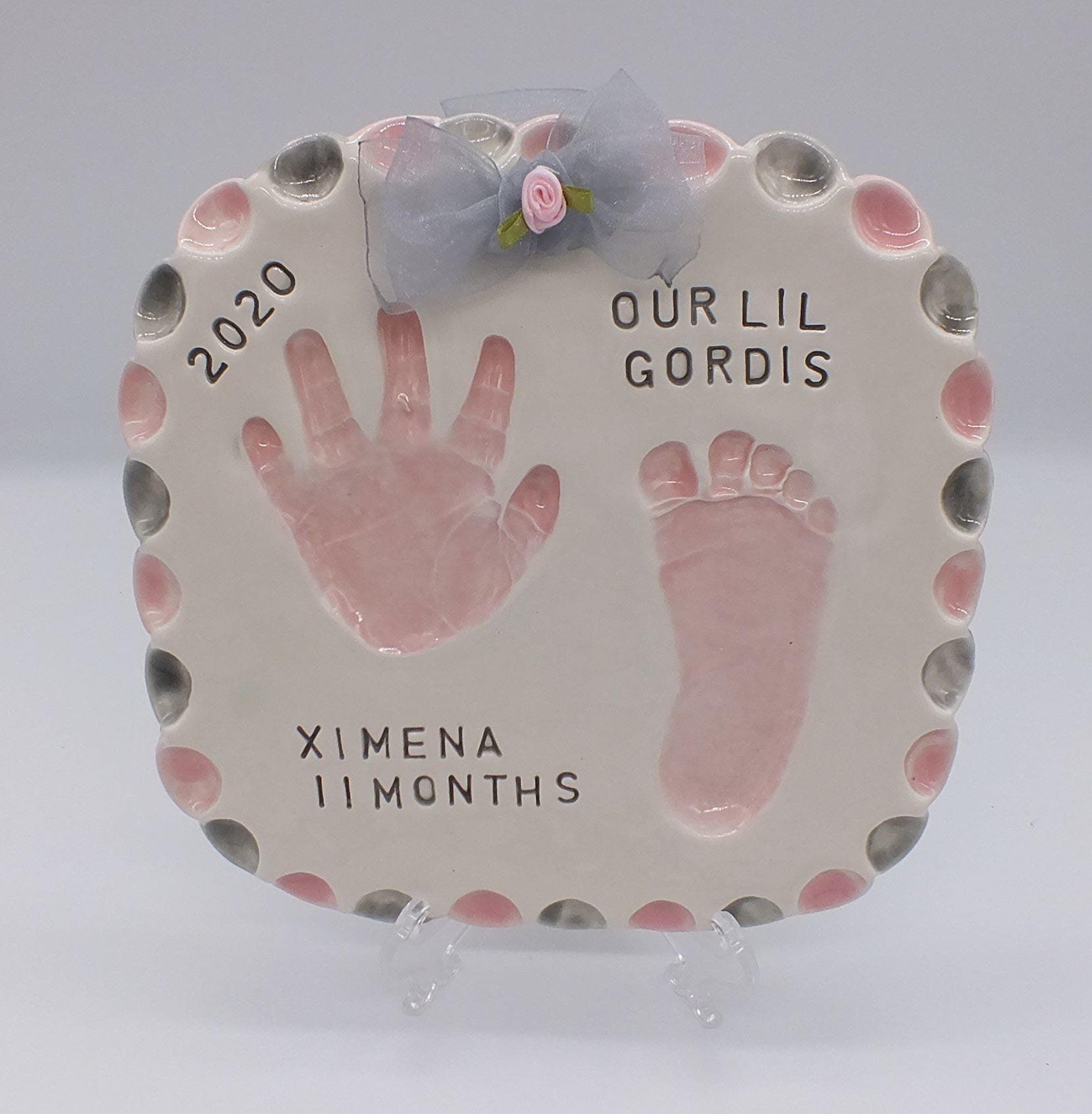 Ximena 2020 Handprint And Footprint — Norco, CA — Little Bitty Prints