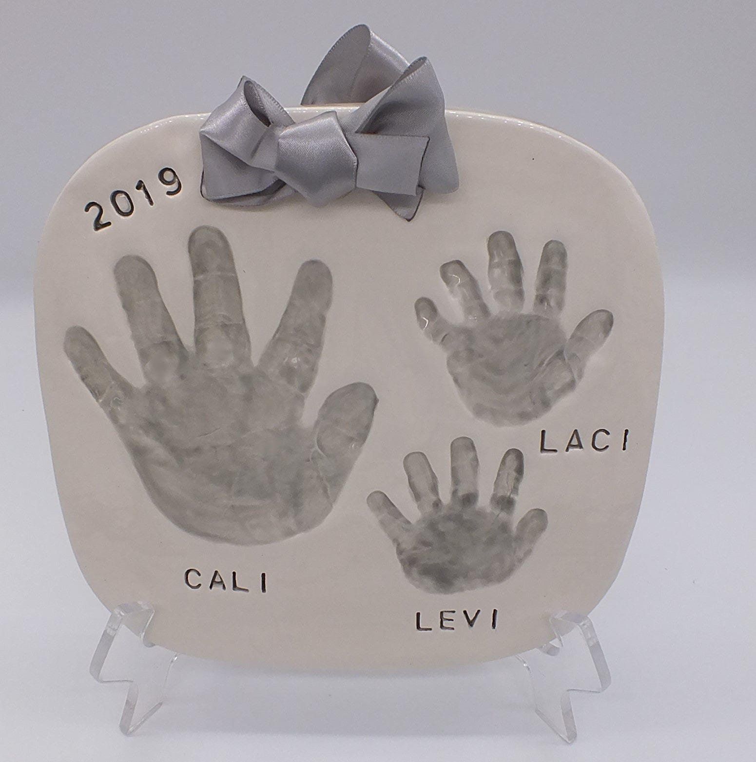 Cali, Levi And Laci 2019 Handprints — Norco, CA — Little Bitty Prints