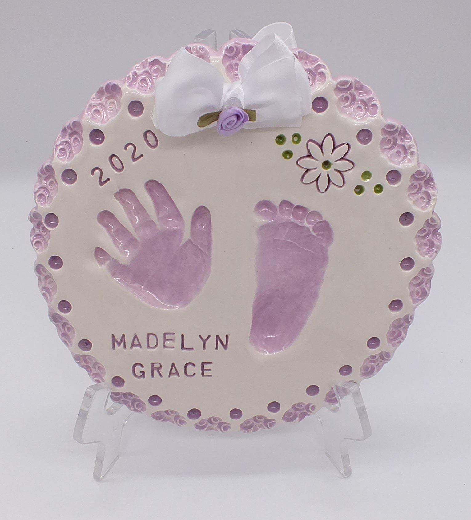 Madelyn Grace 2020 Handprint And Footprint — Norco, CA — Little Bitty Prints