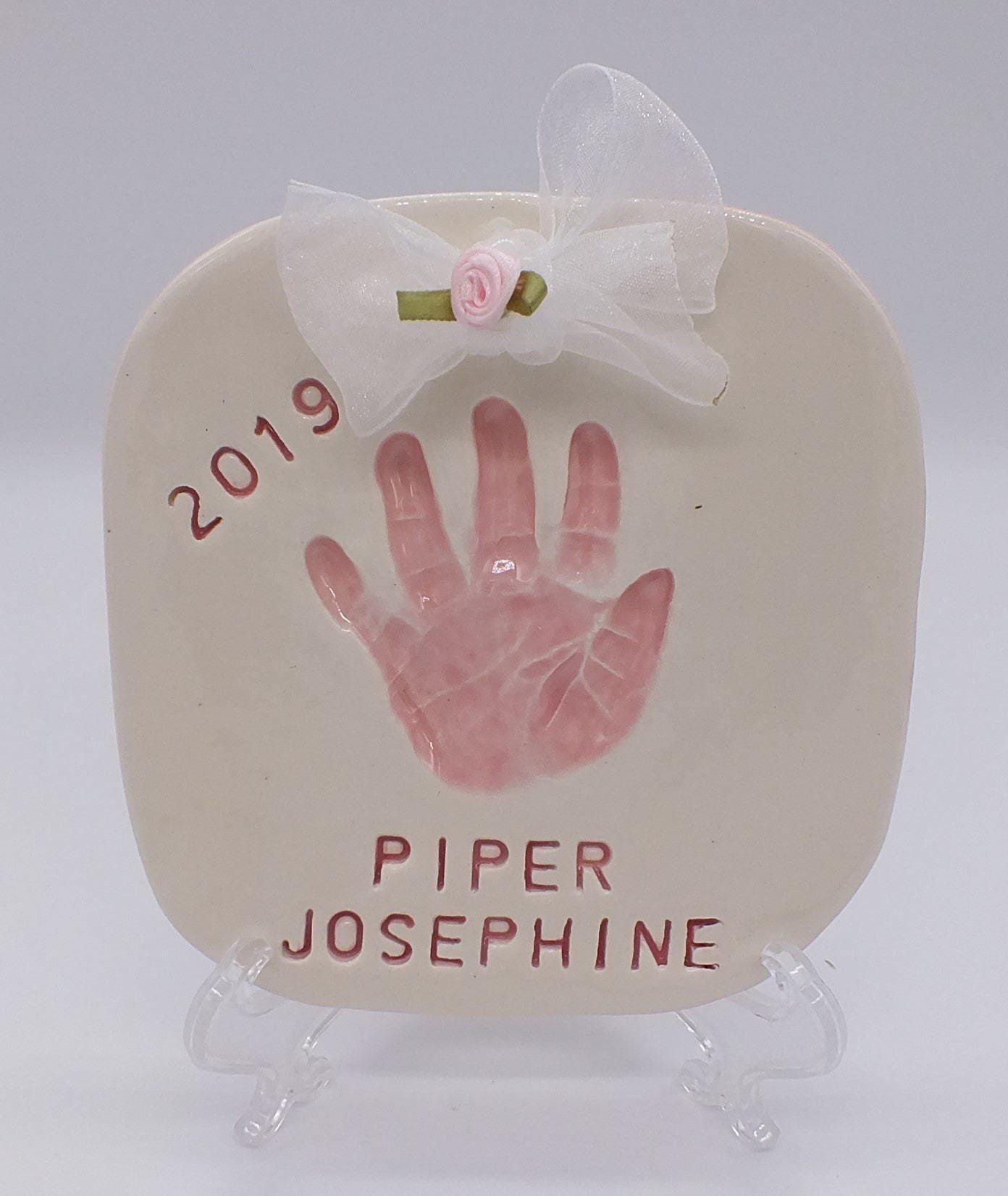 Piper Josephine 2019 Handprint — Norco, CA — Little Bitty Prints