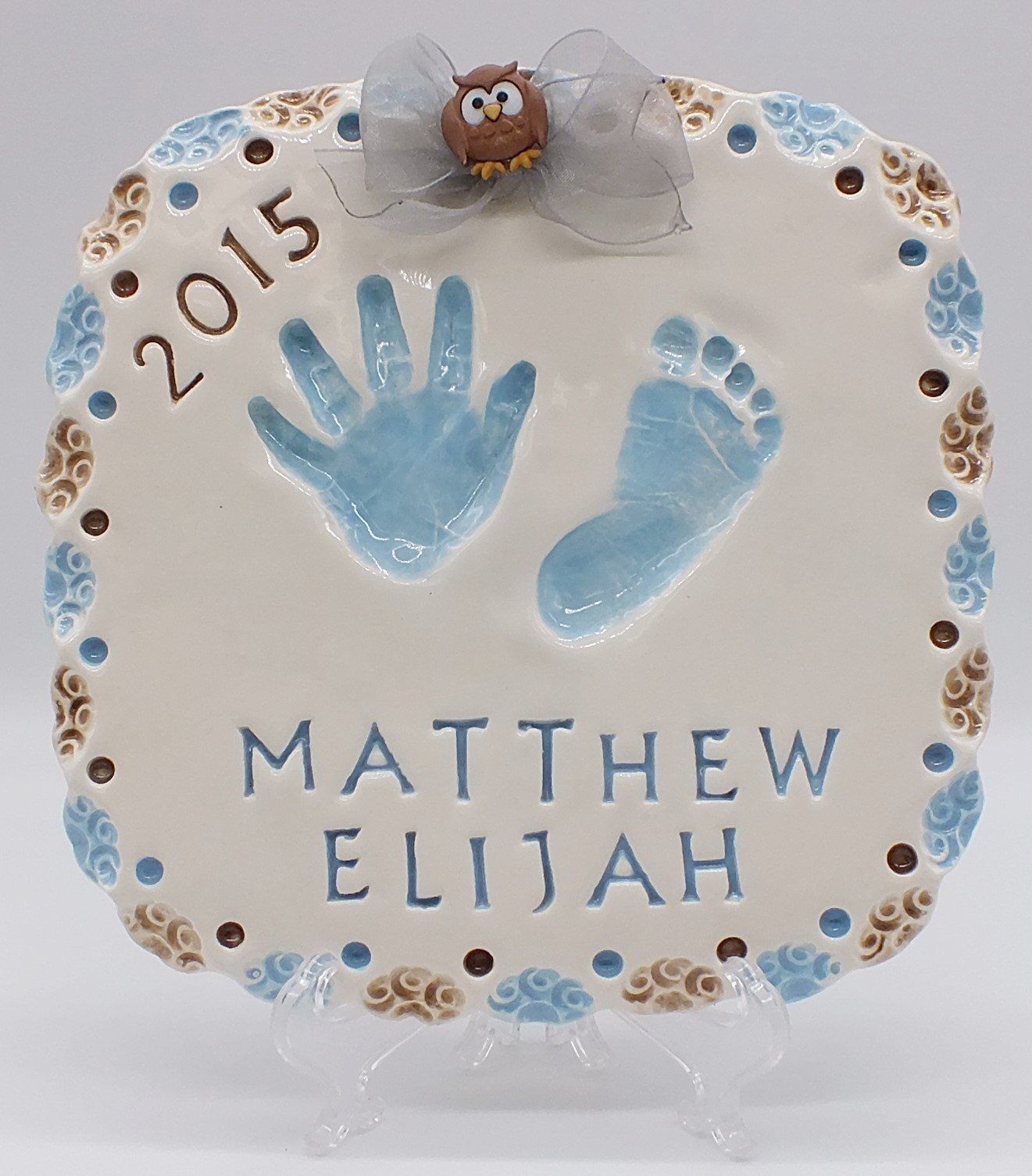Matthew Elijah 2015 Handprint And Footprint — Norco, CA — Little Bitty Prints