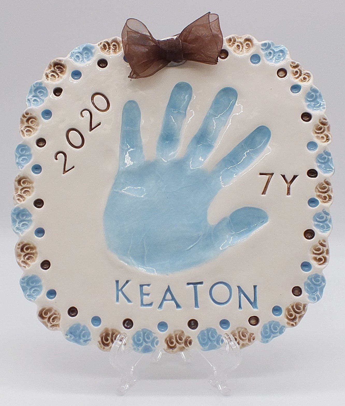 Keaton 2020 Handprint — Norco, CA — Little Bitty Prints