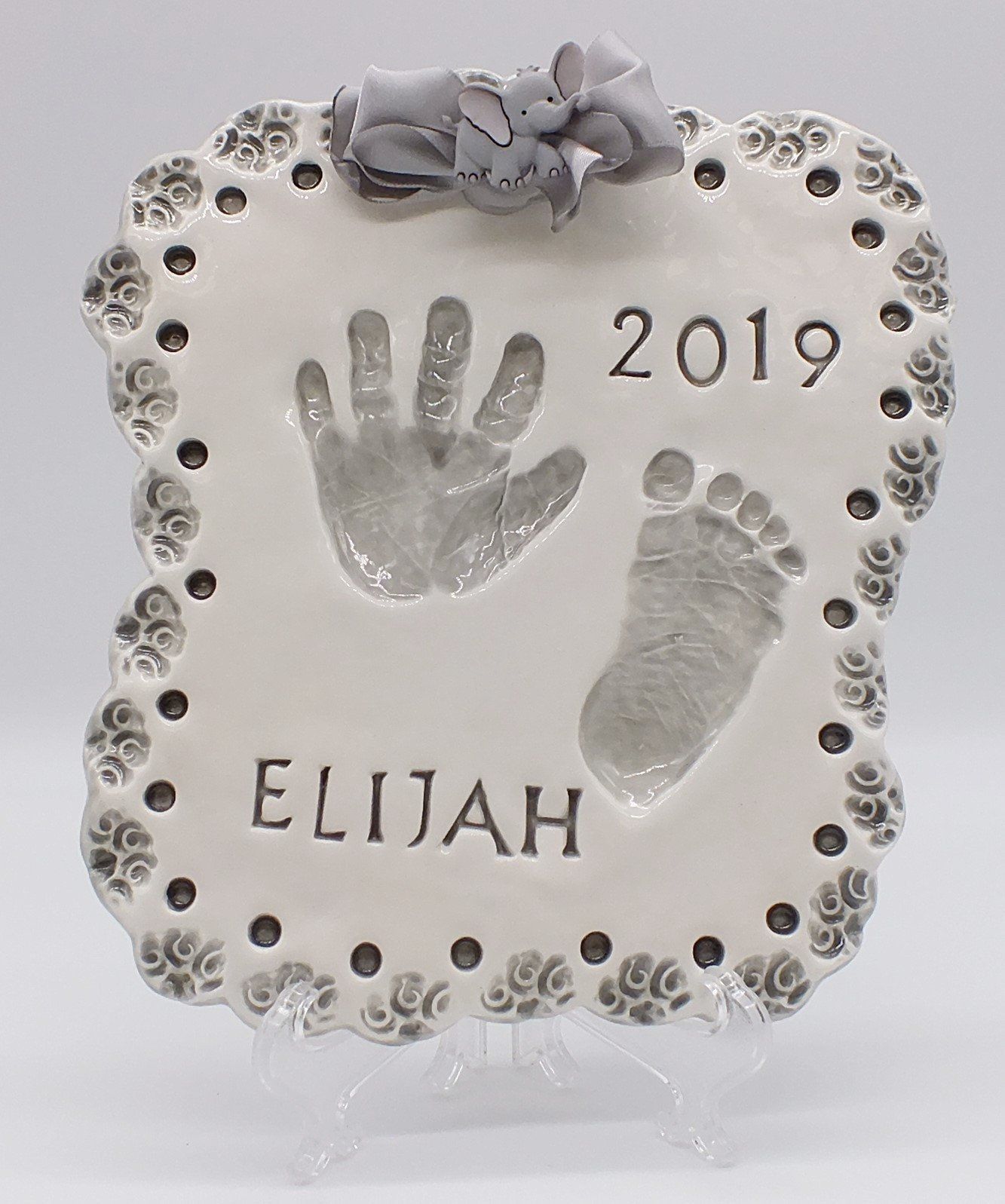 Elijah 2019 Handprint And Footprint — Norco, CA — Little Bitty Prints