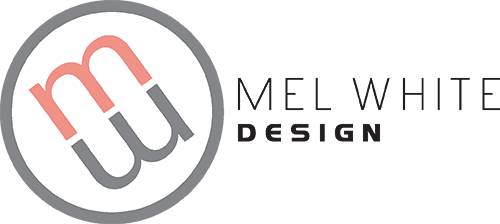 mel white logo