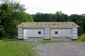 Building Polar Barn_Laurelville OH_Waynes Building Supply