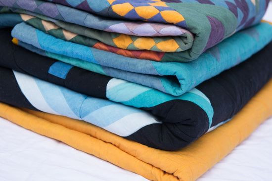 coperte pulite e piegate