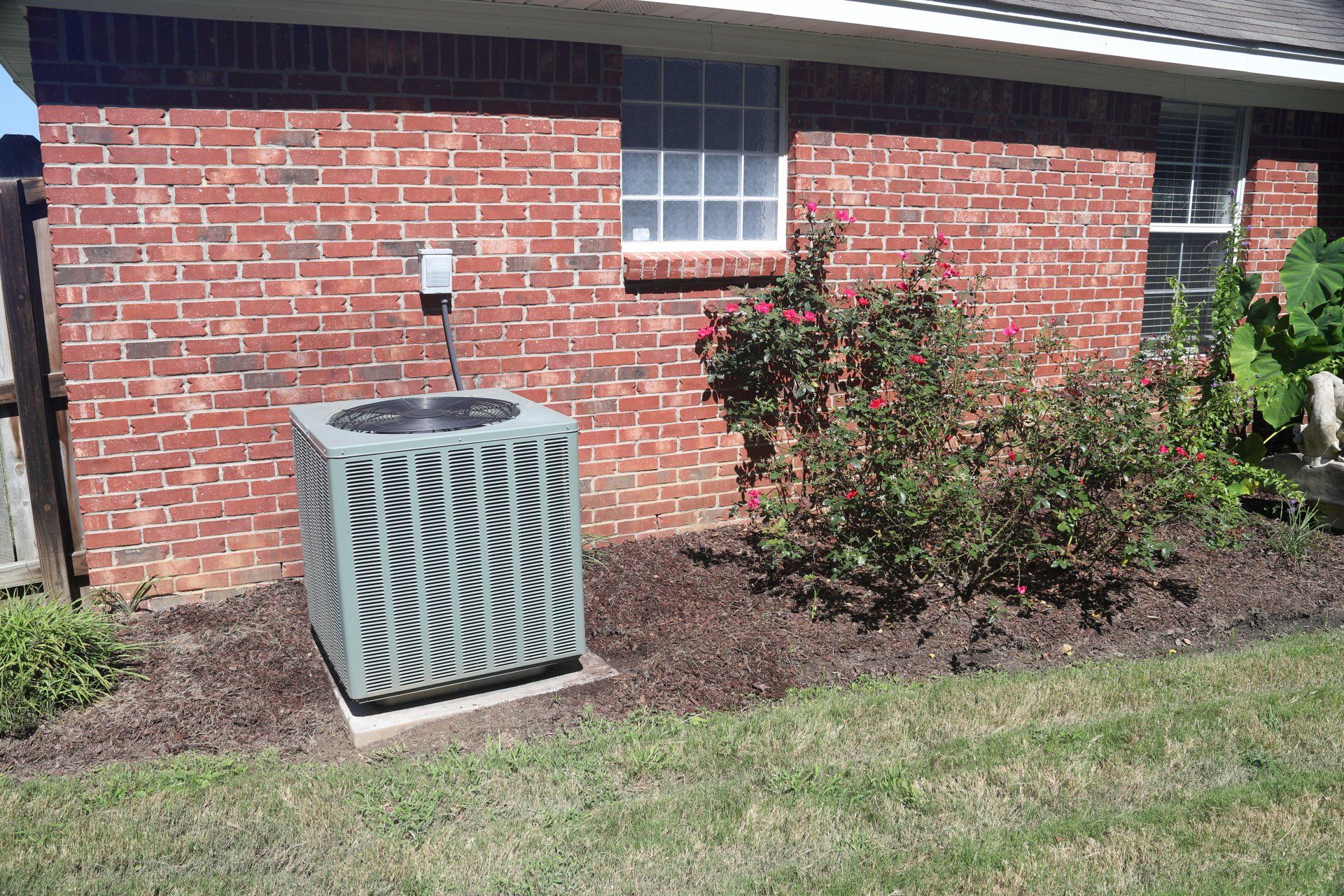 Air Conditioning Repair Services — Air Conditioning on a White Wall in Utah Valley, UT Air Conditioning Repair Services — Air Conditioning on a White Wall in Utah Valley, UT