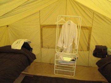 tent interior