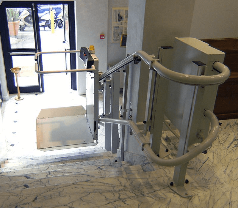 montascale per scale corte