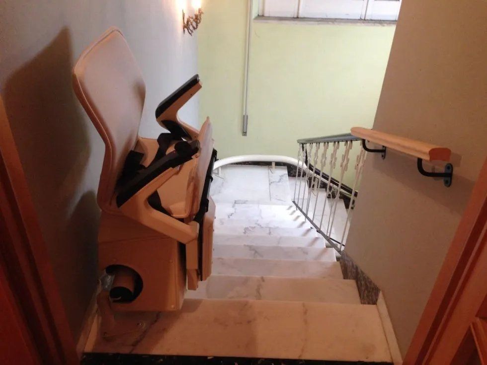 montascale appena installato