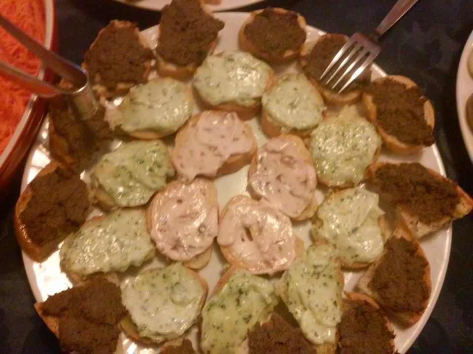 bruschette con creme toscane
