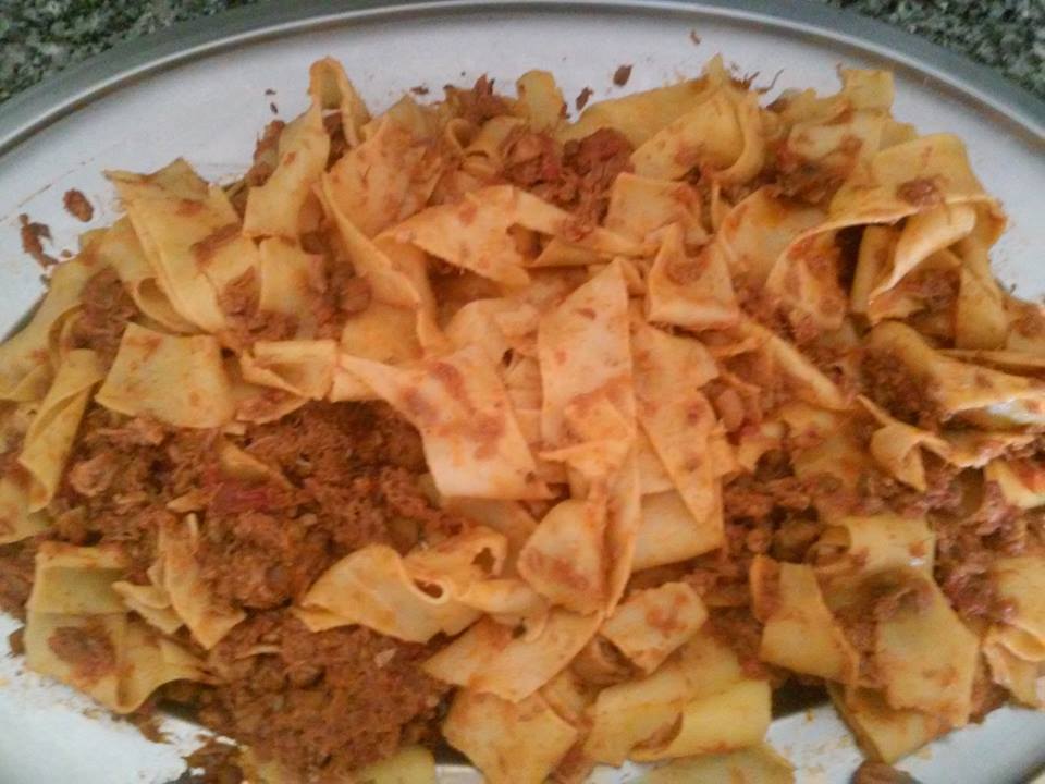 tagliatelle al cinghiale