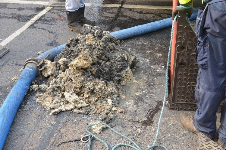 fatberg blocked sewer