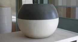 complementi d'arredo vaso in marmo, complementi d'arredo in marmo, complemti d'arredo in granito
