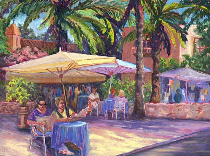 Vacation, Original Painting, Pastel, 18x24