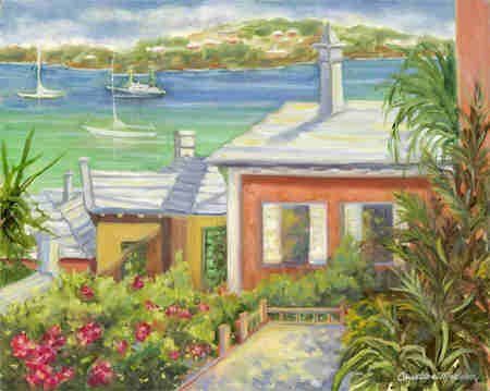 Bermuda, Original Painting, Oil on Canvas, 15x20