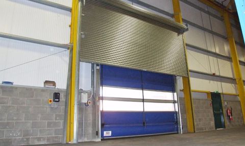 Mechdoors D120 Industrial Roller Shutters in Glasgow & Edinburgh