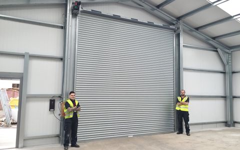 Mechdoors D120 Industrial Roller Shutters in Glasgow & Edinburgh