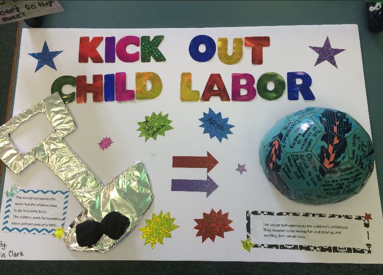 Kick Out Child Labor Poster