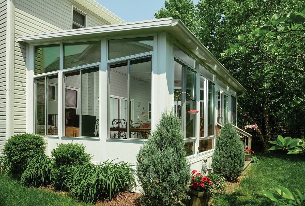 Sideview of Sunroom — Langhorne & Bensalem, PA — Besco Windows and Doors Inc.
