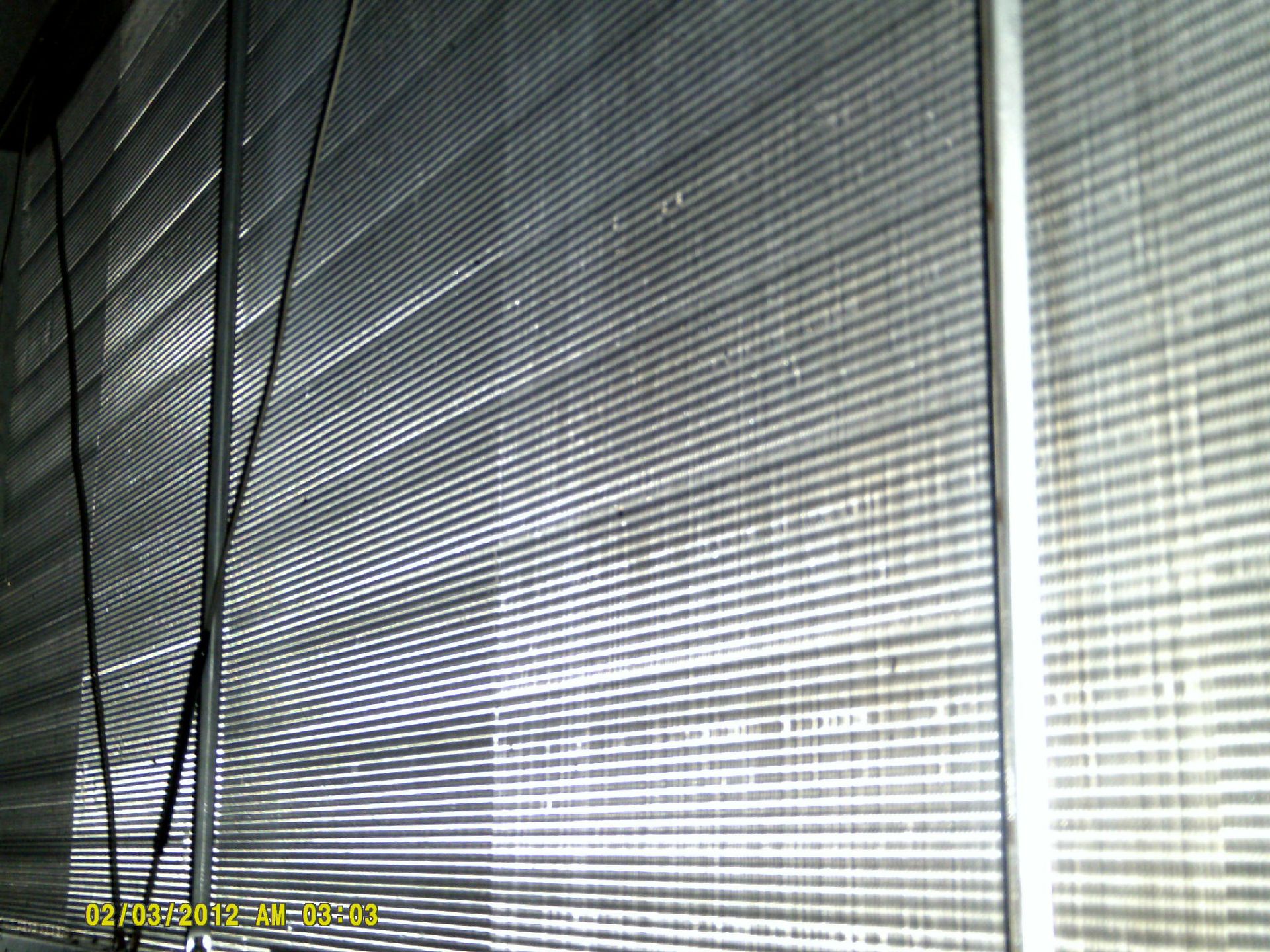 a close up of a clean coil condenser