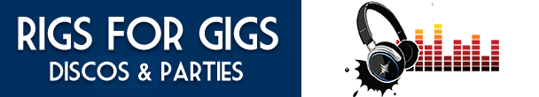 Mobile disco Chester, Wrexham, Whitchurch, Deeside: Rigs for Gigs logo