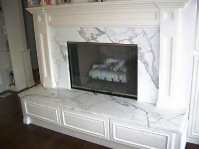 Fireplace Surround — Marble and granite in Middleton, MA Fireplace Surround — Marble and granite in Middleton, MA