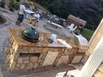 Outdoor Kitchen — Marble and granite in Middleton, MA Outdoor Kitchen — Marble and granite in Middleton, MA