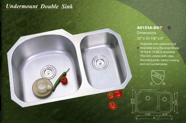 Undermount Double Sink - Marble and Granite in Middleton, MA