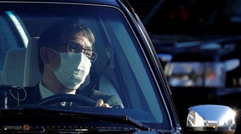 driver wearing a mask