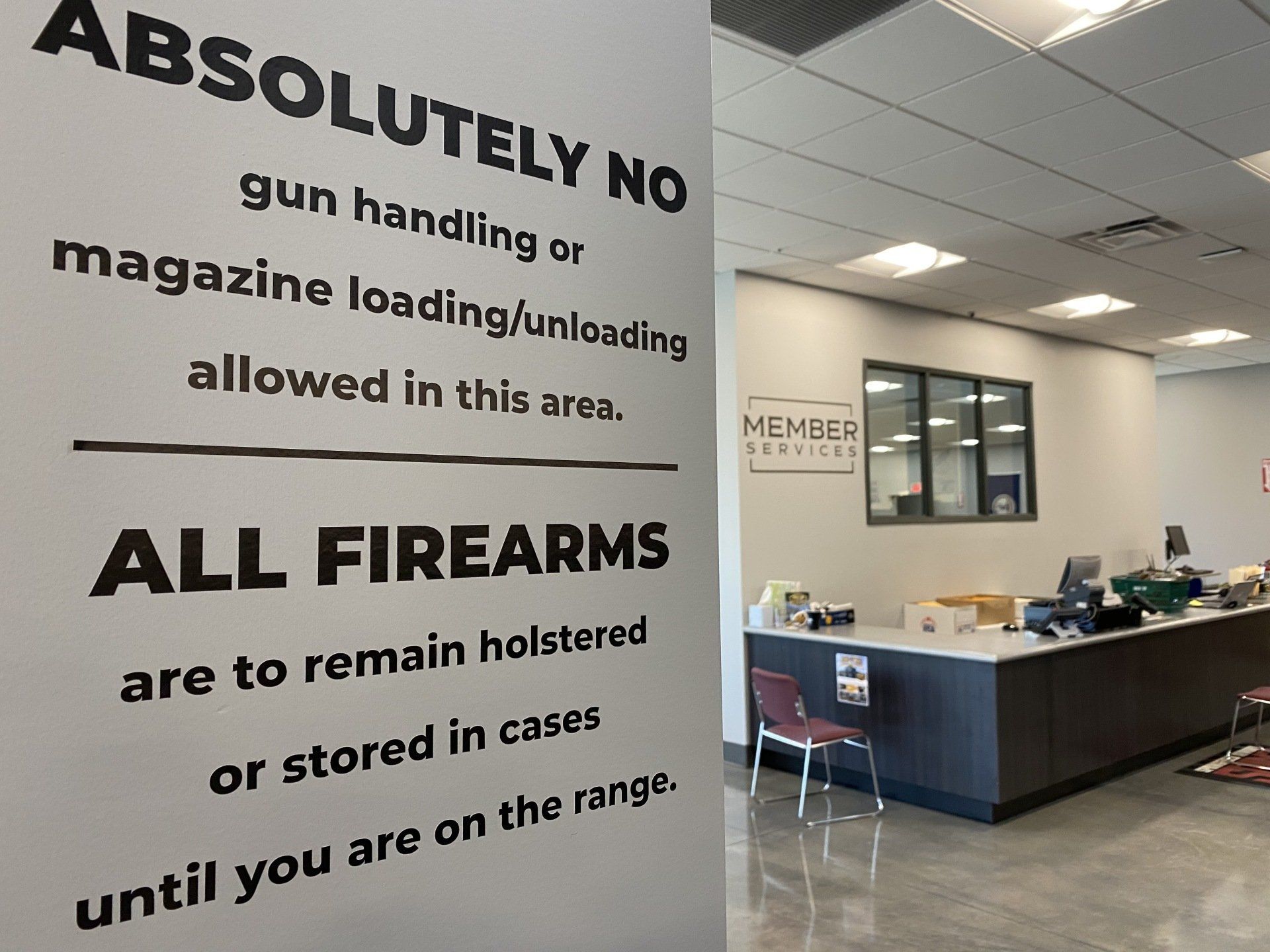 interior signage