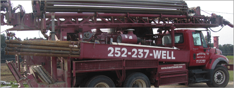 Our drilling truck with equipment