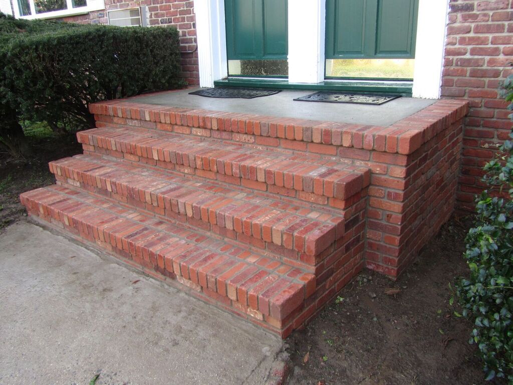Red Brick Steps - Masonry in Middletown, NJ