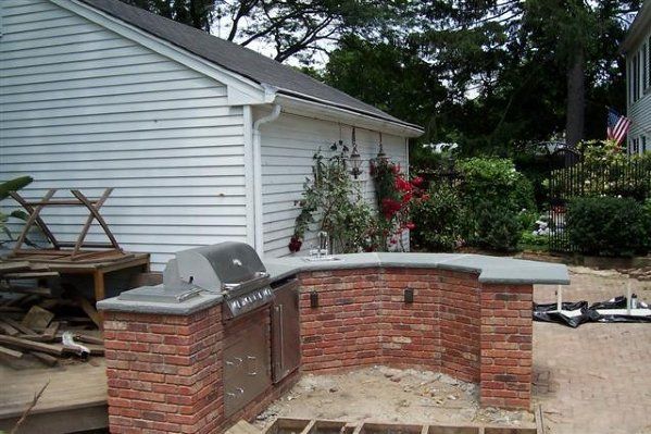 custom brick barbecue - brick installation in Middletown, NJ