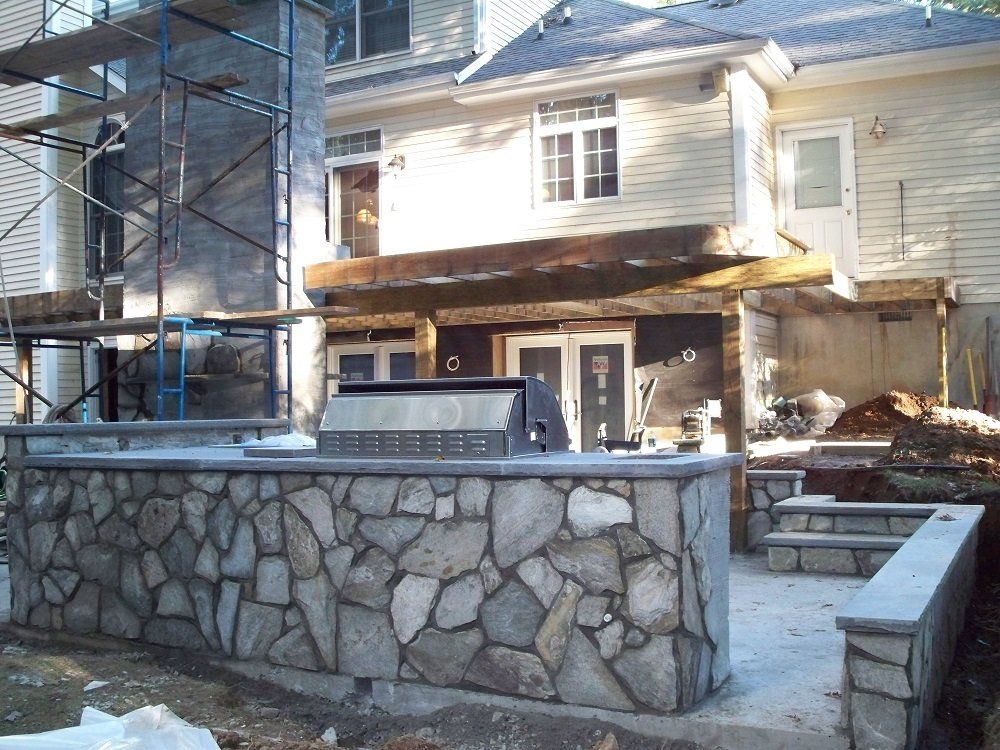 outdoor patio area remodel - custom patios in Middletown, NJ