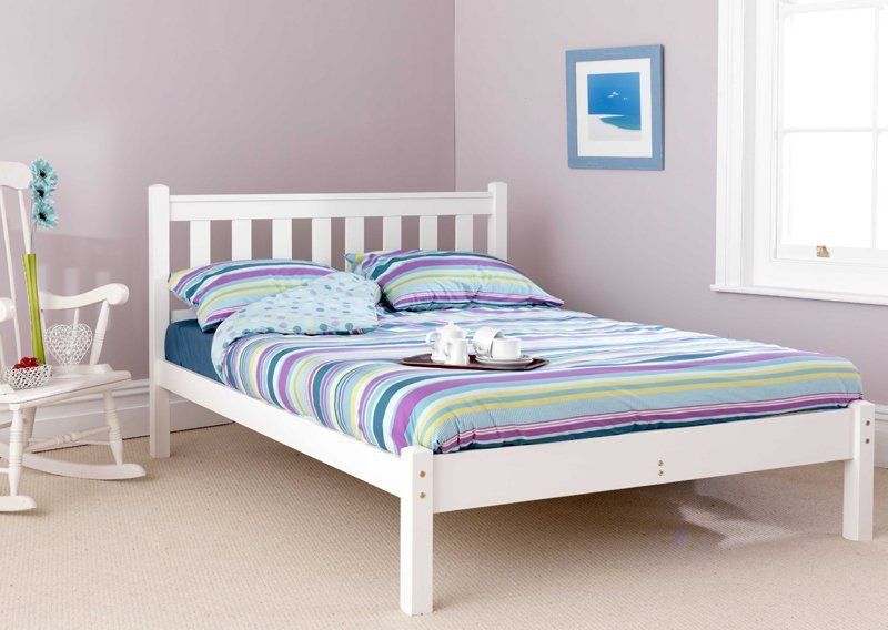 wooden bed