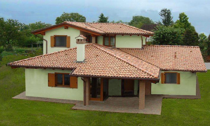 Projekt für ein mehrstöckiges Landhaus
