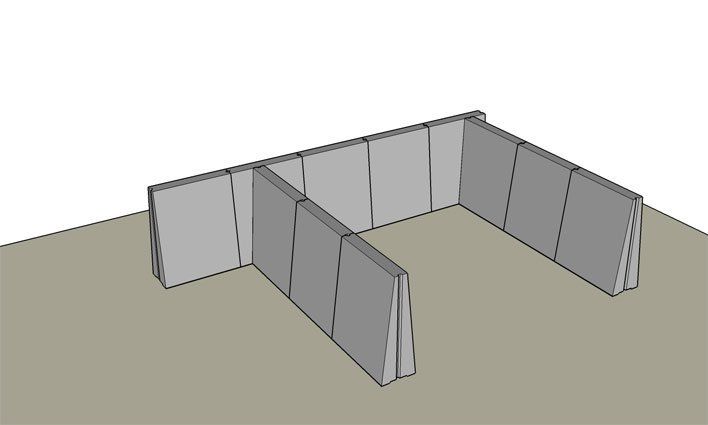 Rendering Trennwände