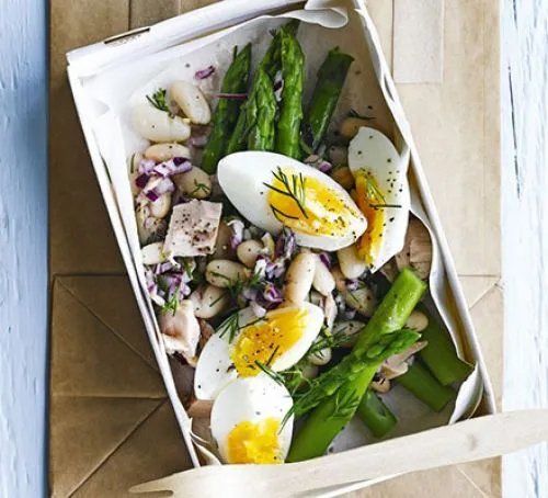 Lemon Tuna and Asparagus Salad