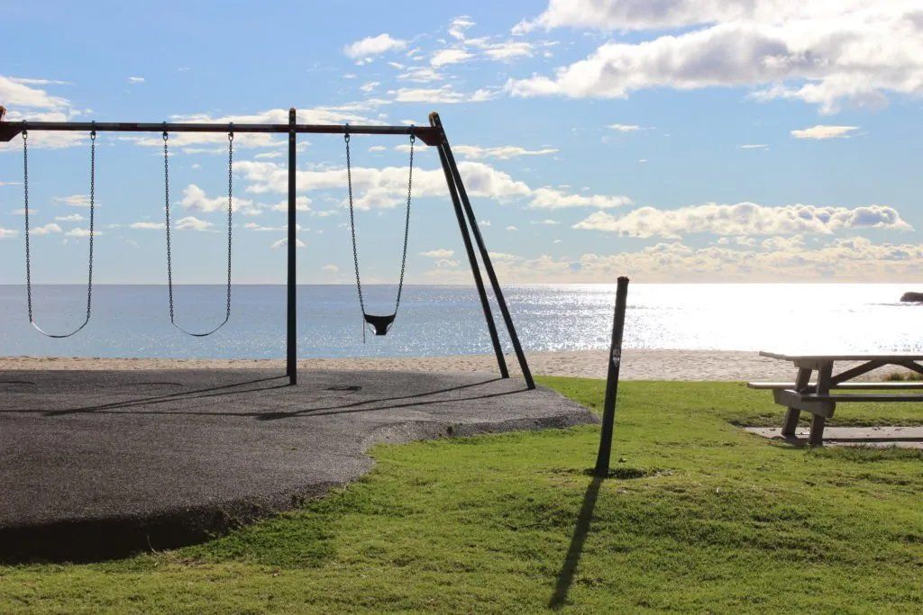 swing by the beach