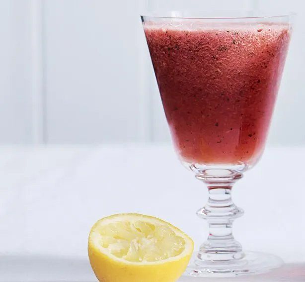 watermelon mint frappe