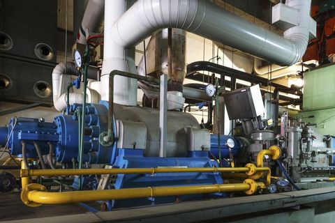 new pipe installation