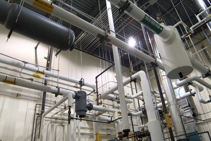 several pipe connectors
