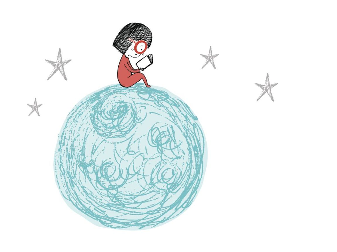 illustrazione di due bambini che giocano