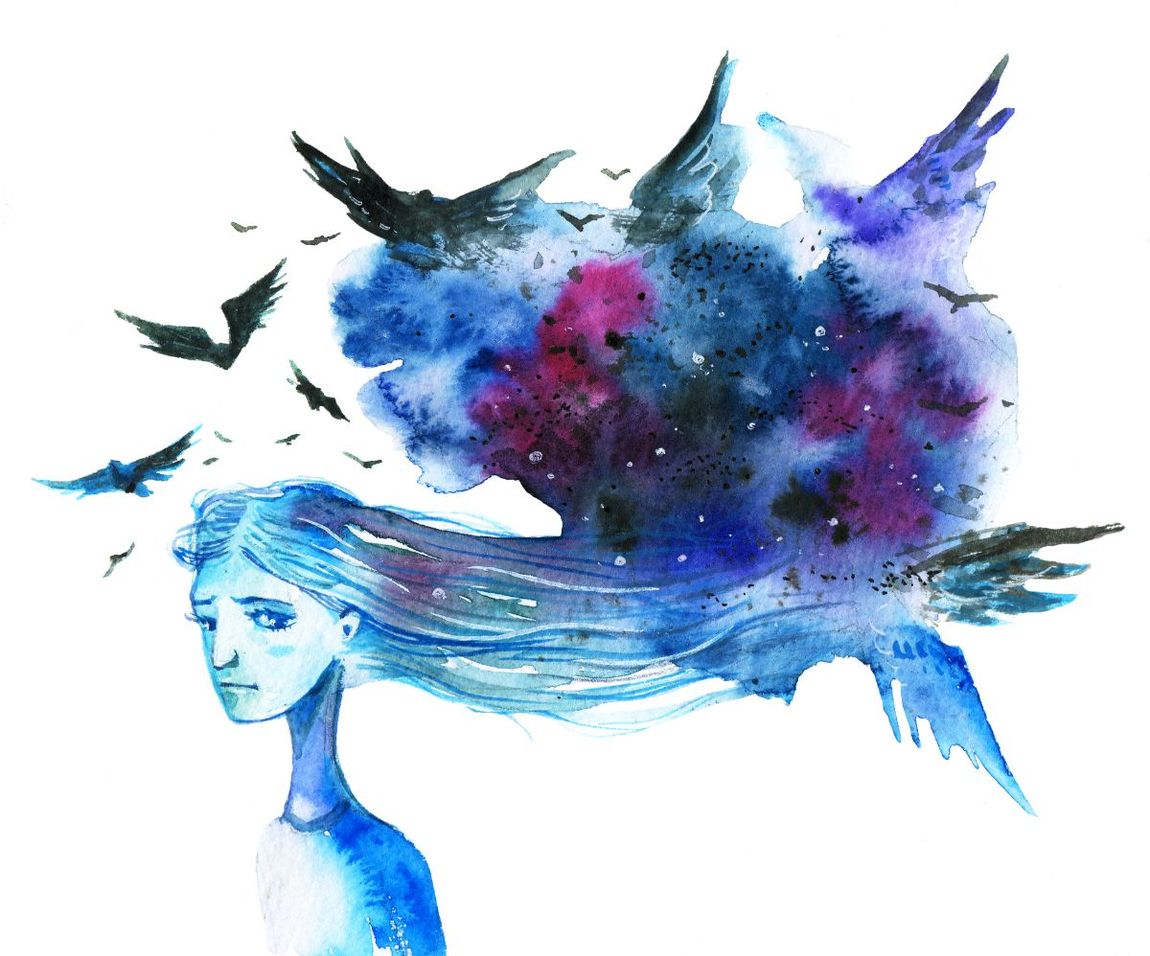 raffigurazione astratta di disturbi dell'umore