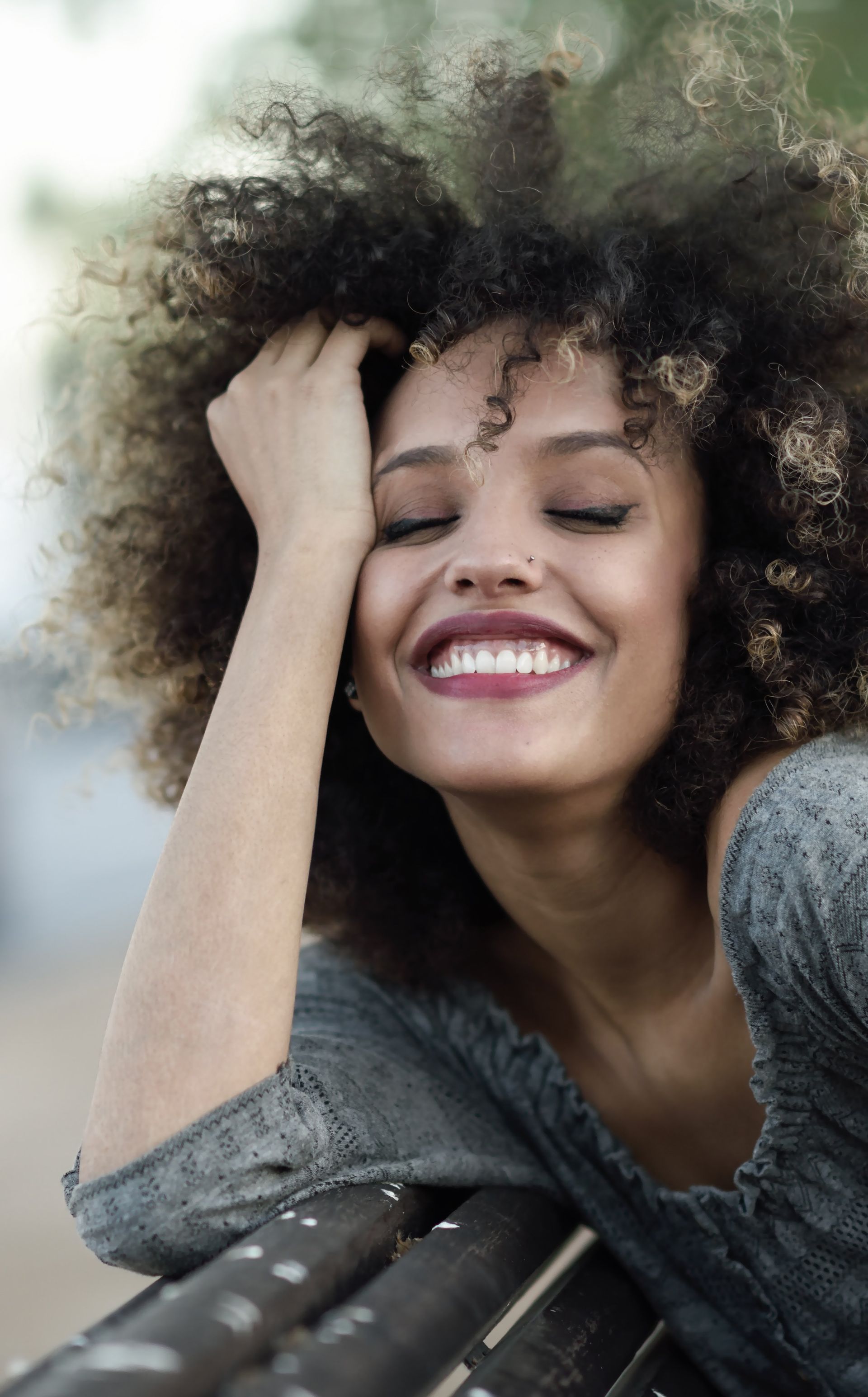 Beautiful Model Girl with a perfect smile