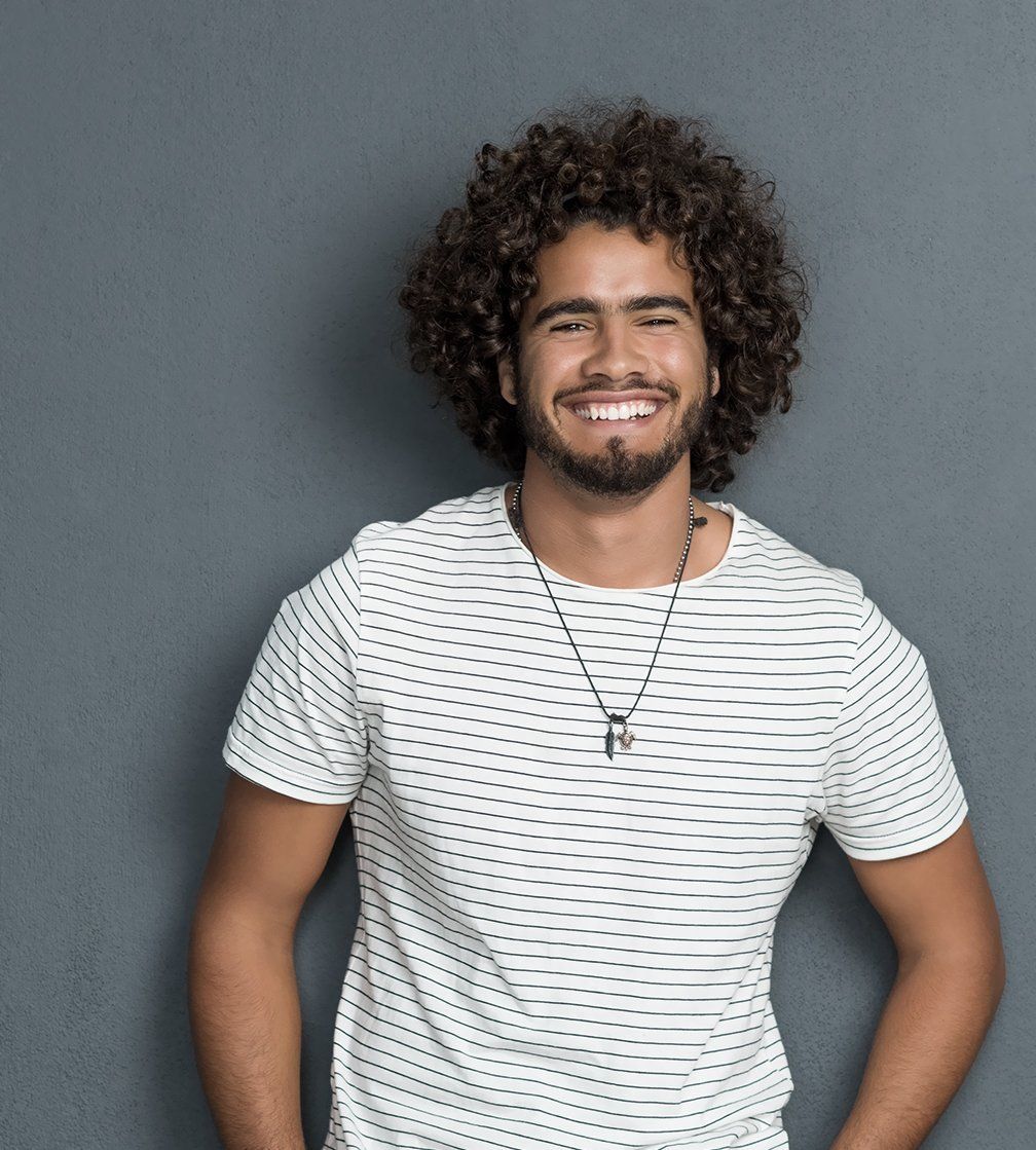 man with healthy smile