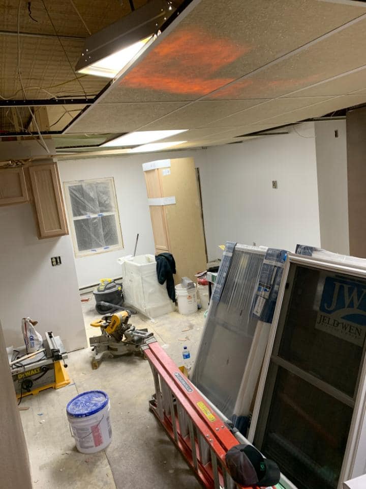 Interior of home under contstruction