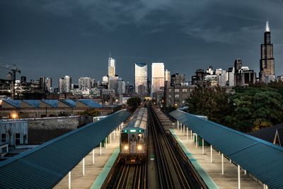 Transportation in downtown Chicago, IL